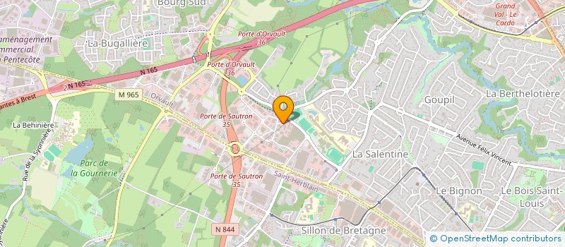 localisation de l'entreprise 3M DEVELOPPEMENT à ORVAULT