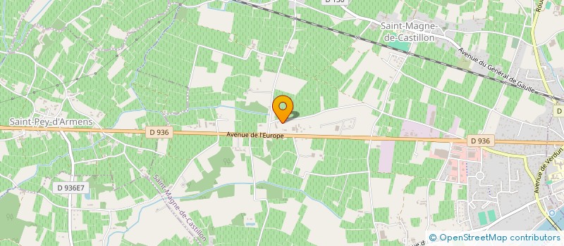 localisation de l'entreprise 3M ENERGIES à SAINT-MAGNE-DE-CASTILLON