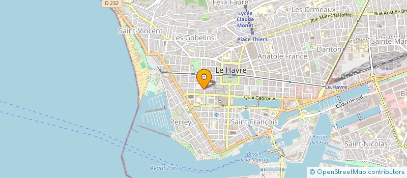 localisation de l'entreprise 3M&F  LE HAVRE
