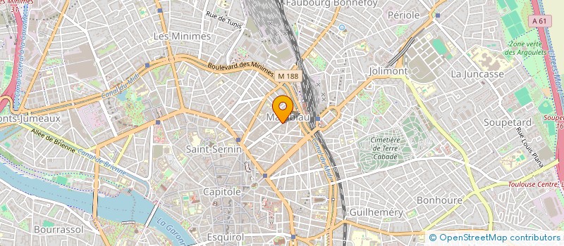 localisation de l'entreprise 3M HOTELS à TOULOUSE