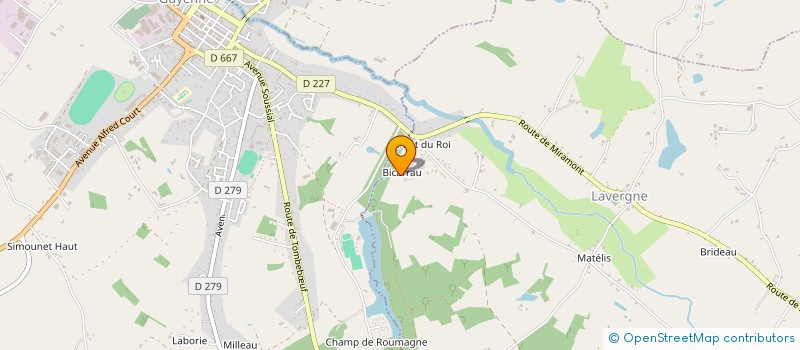 localisation de l'entreprise 3M IMMO  LAVERGNE