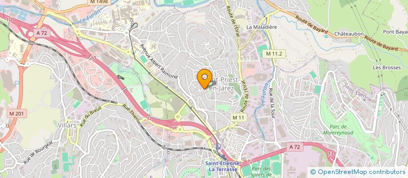 localisation de l'entreprise 3M IMMOBILIER  SAINT-PRIEST-EN-JAREZ