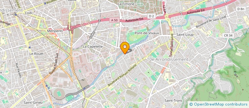 localisation de l'entreprise 3M IMMOBILIER à MARSEILLE