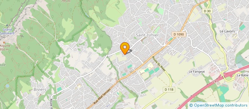 localisation de l'entreprise 3M IMMOBILIER à SAINT-ISMIER