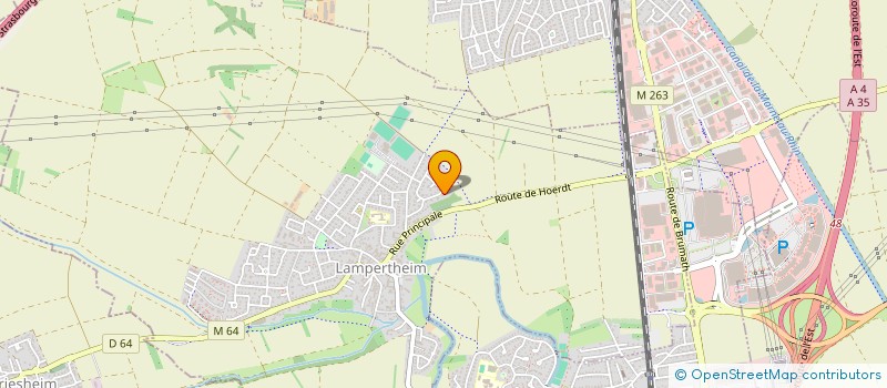 localisation de l'entreprise 3M IMMOBILIER  LAMPERTHEIM