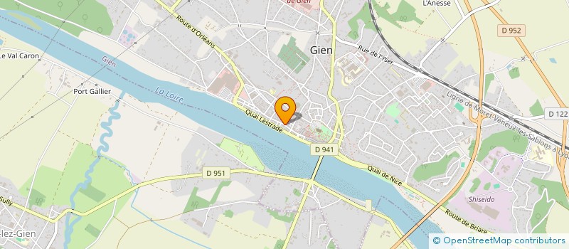 localisation de l'entreprise 3M MAINTENANCE à GIEN