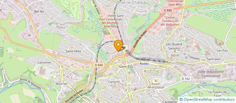 localisation de l'entreprise 3M-MAUVERTEX  RODEZ