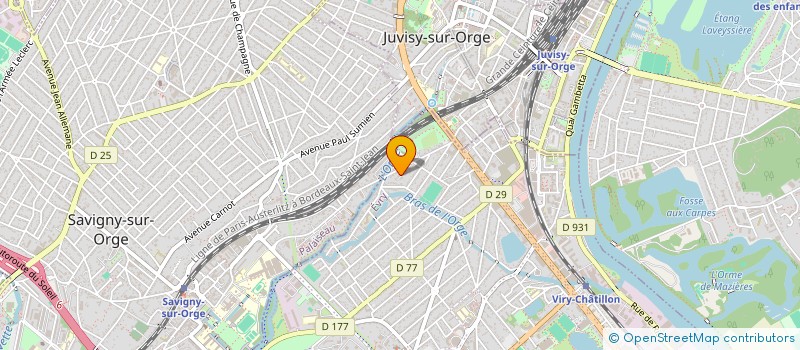 localisation de l'entreprise 3M PARTENAIRE à VIRY-CHATILLON
