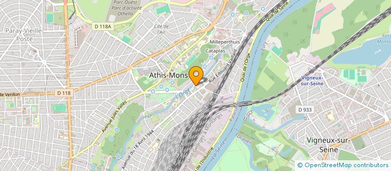 localisation de l'entreprise 3M RENOV à ATHIS-MONS
