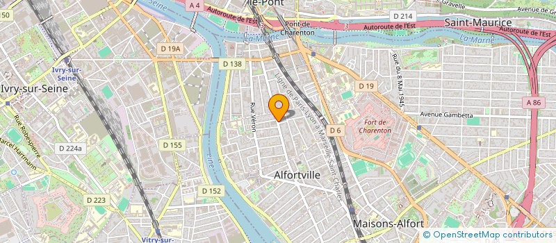 localisation de l'entreprise 3M RENOV  ALFORTVILLE