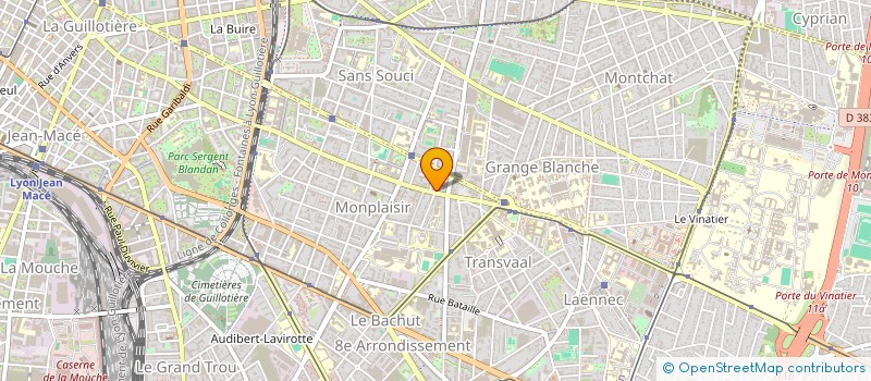 localisation de l'entreprise 3M RESTAURATION  LYON