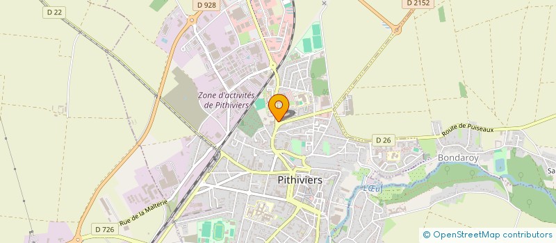localisation de l'entreprise 3M SANTE PTV LOISIRS à PITHIVIERS