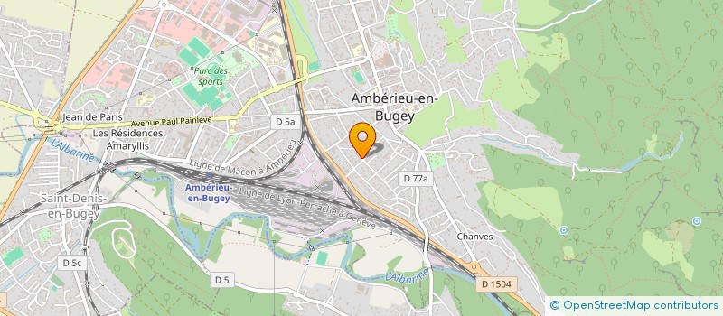 localisation de l'entreprise 3M TECHNO CONSULTING à AMBERIEU-EN-BUGEY