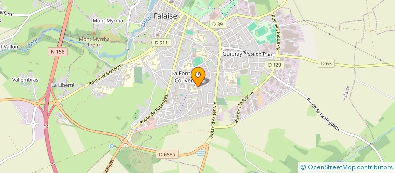 localisation de l'entreprise 3M50  FALAISE