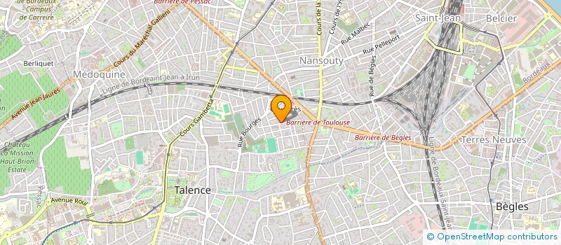 localisation de l'entreprise 3MA  TALENCE