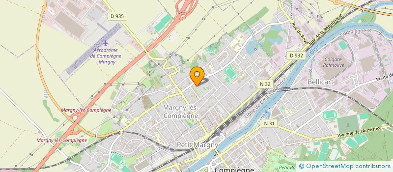 localisation de l'entreprise 3MA  MARGNY-LES-COMPIEGNE