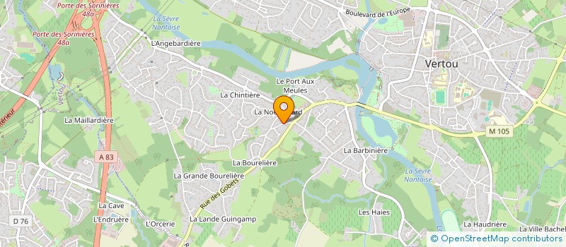 localisation de l'entreprise 3MA INVEST  VERTOU