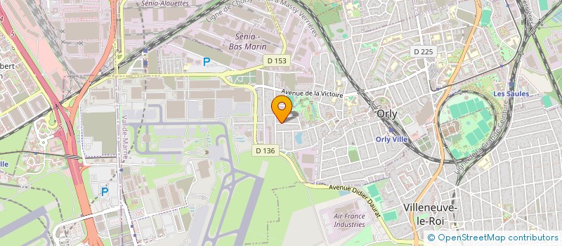 localisation de l'entreprise 3MAS  ORLY