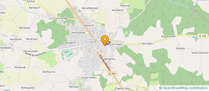 localisation de l'entreprise 3MATAJULAAD  ERDEVEN