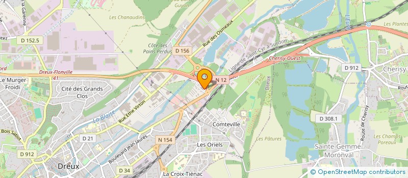 localisation de l'entreprise 3MB à DREUX