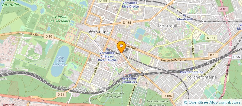 localisation de l'entreprise 3MBO  VERSAILLES
