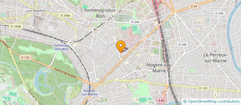 localisation de l'entreprise 3MC  NOGENT-SUR-MARNE