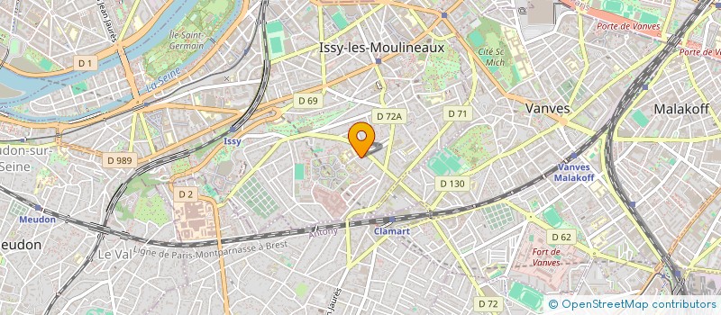 localisation de l'entreprise 3MCC à ISSY-LES-MOULINEAUX