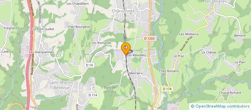 localisation de l'entreprise 3MCL EMMONTAGNE  FILLIERE