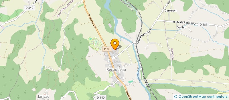 localisation de l'entreprise 3MD  RECOUBEAU JANSAC