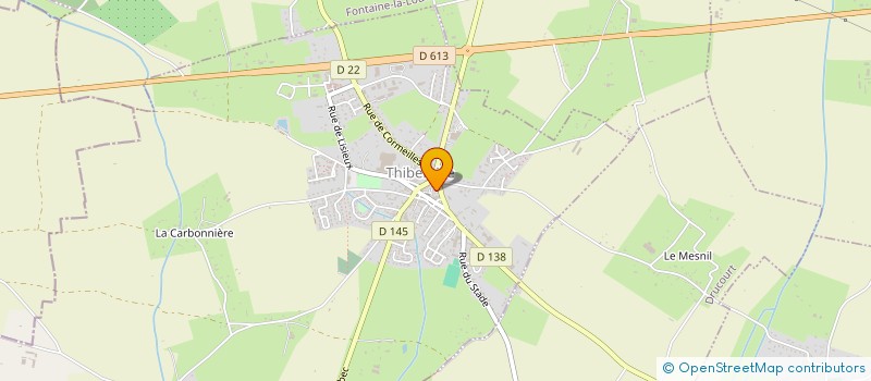 localisation de l'entreprise 3MG COSPA  THIBERVILLE