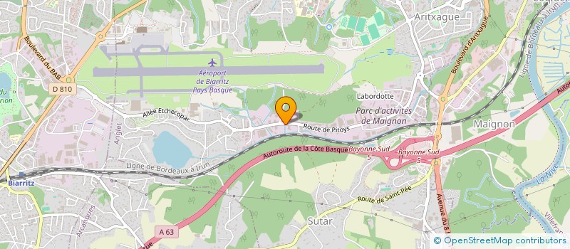 localisation de l'entreprise 3MGCUISINES  ANGLET