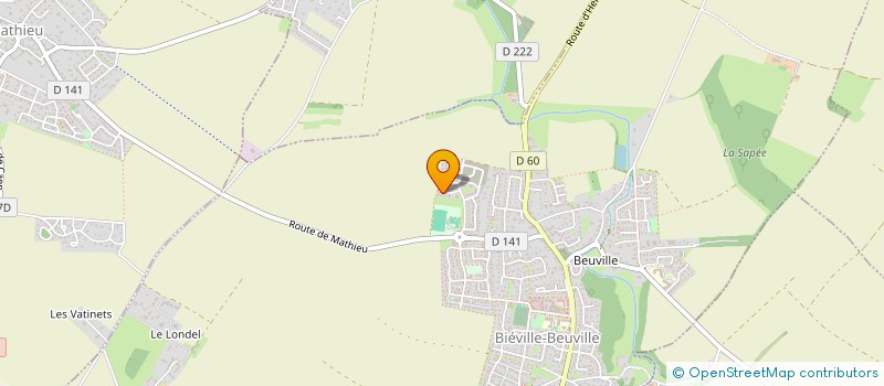 localisation de l'entreprise 3MH  BIEVILLE-BEUVILLE