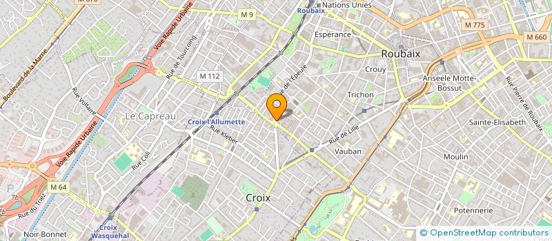 localisation de l'entreprise 3MHF  ROUBAIX