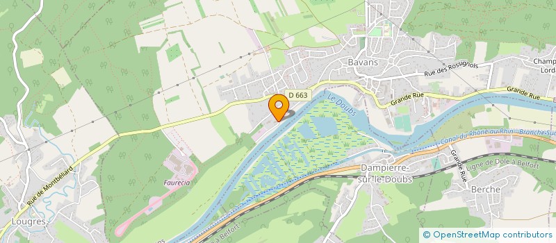 localisation de l'entreprise 3MI  BAVANS