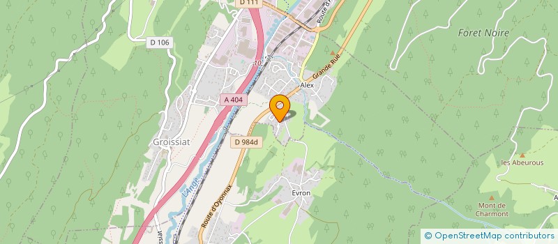 localisation de l'entreprise 3MINVEST'IMMO à GROISSIAT