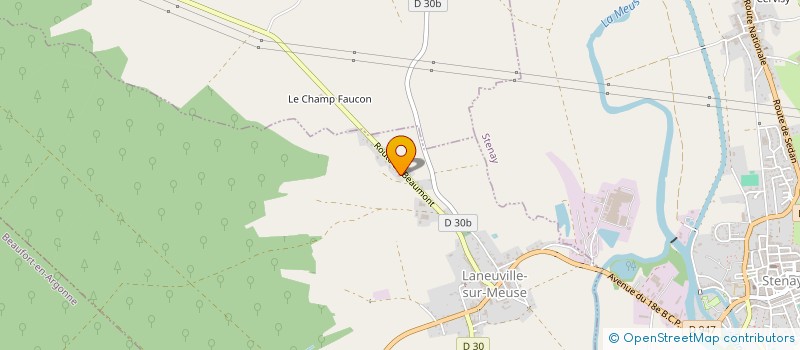 localisation de l'entreprise 3MJ  LANEUVILLE-SUR-MEUSE