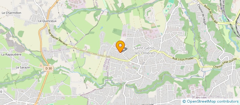 localisation de l'entreprise 3MJS à SAINT-GENIS-LES-OLLIERES
