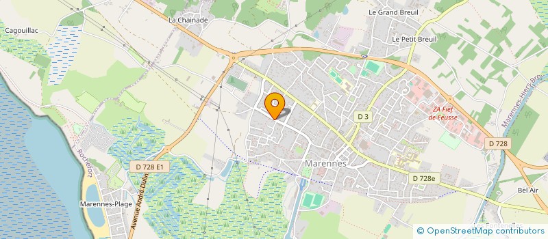 localisation de l'entreprise 3MK17  MARENNES-HIERS-BROUAGE