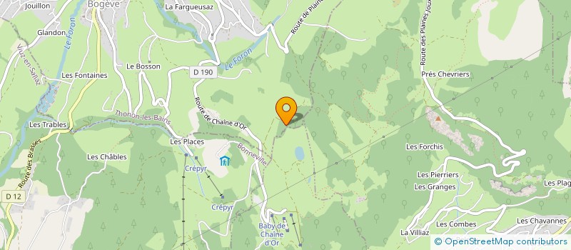 localisation de l'entreprise 3ML.  BOGEVE