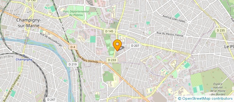 localisation de l'entreprise 3MNK à CHAMPIGNY-SUR-MARNE