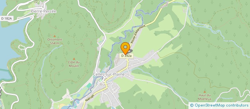 localisation de l'entreprise 3MO  CELLES-SUR-PLAINE