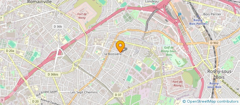 localisation de l'entreprise 3MR à MONTREUIL