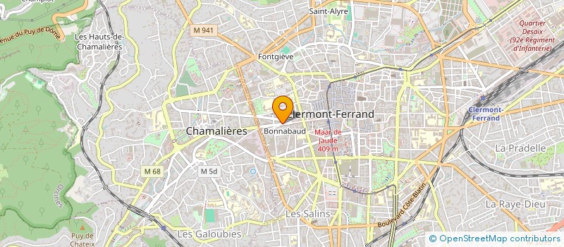 localisation de l'entreprise 3MR  CLERMONT-FERRAND