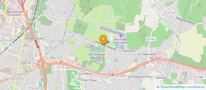 localisation de l'entreprise 3MRSO  ARTIGUES-PRES-BORDEAUX