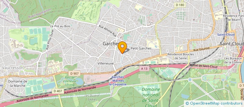 localisation de l'entreprise 3MS FAMILY à GARCHES