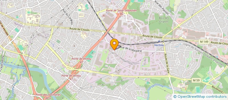 localisation de l'entreprise 3MSOLUTIONS à VERTOU