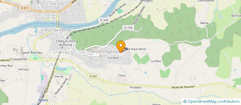 localisation de l'entreprise 3MSP  PENNE-D'AGENAIS