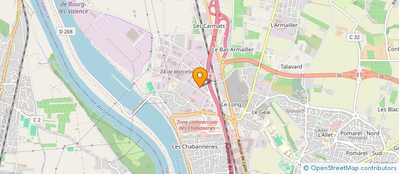 localisation de l'entreprise 3MT  BOURG-LES-VALENCE