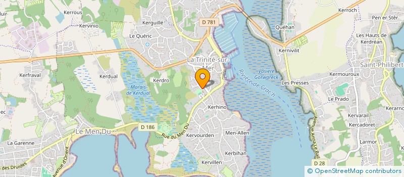 localisation de l'entreprise 3MTA  LA TRINITE-SUR-MER