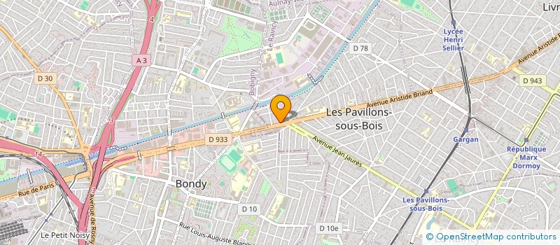 localisation de l'entreprise 3MVA BATIMENT à LES PAVILLONS-SOUS-BOIS